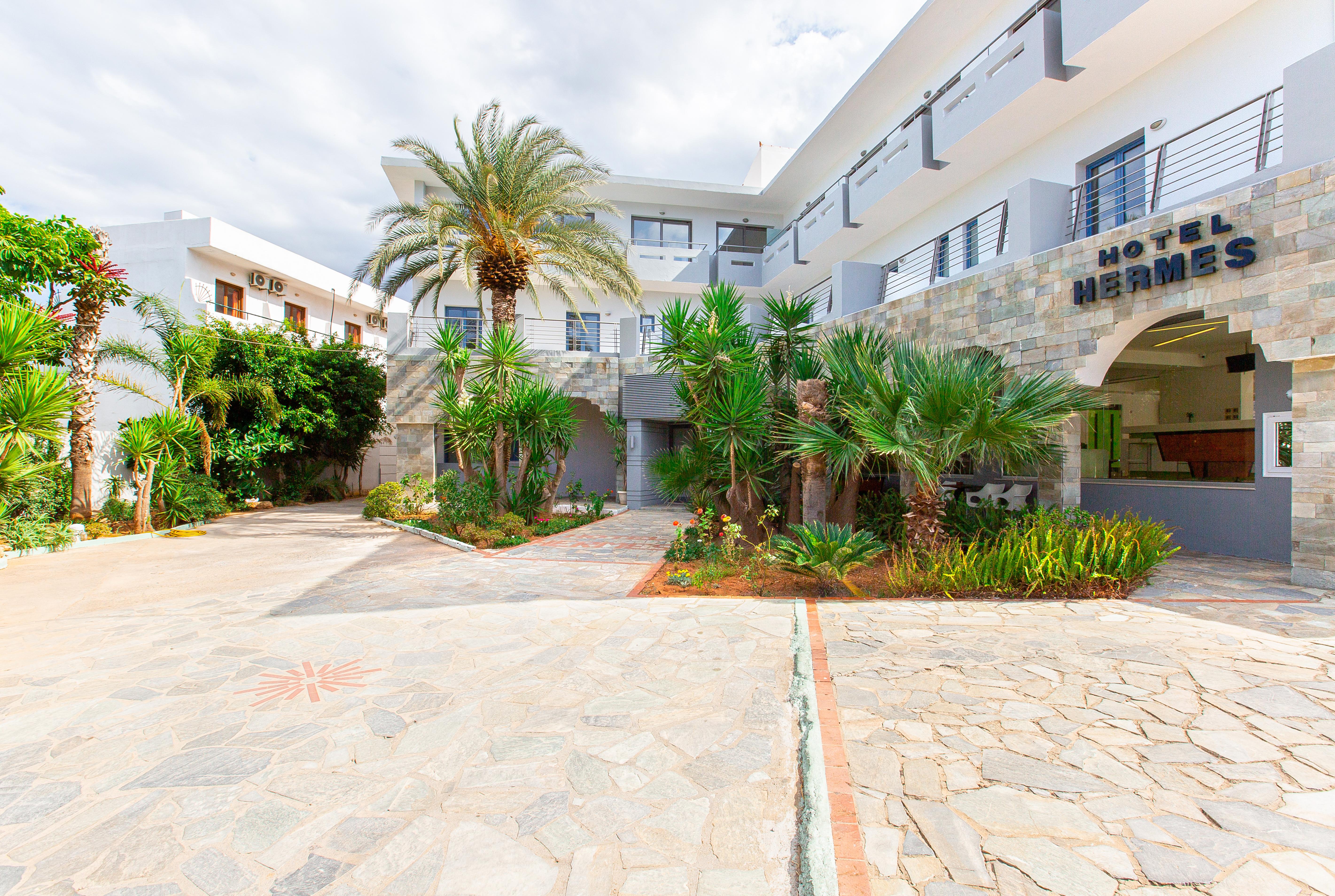 Hermes Hotel Malia Exterior foto