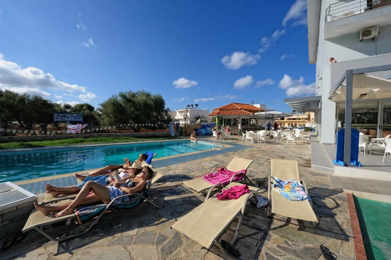Hermes Hotel Malia Exterior foto